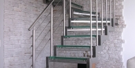 Стеклянные лестницы фото